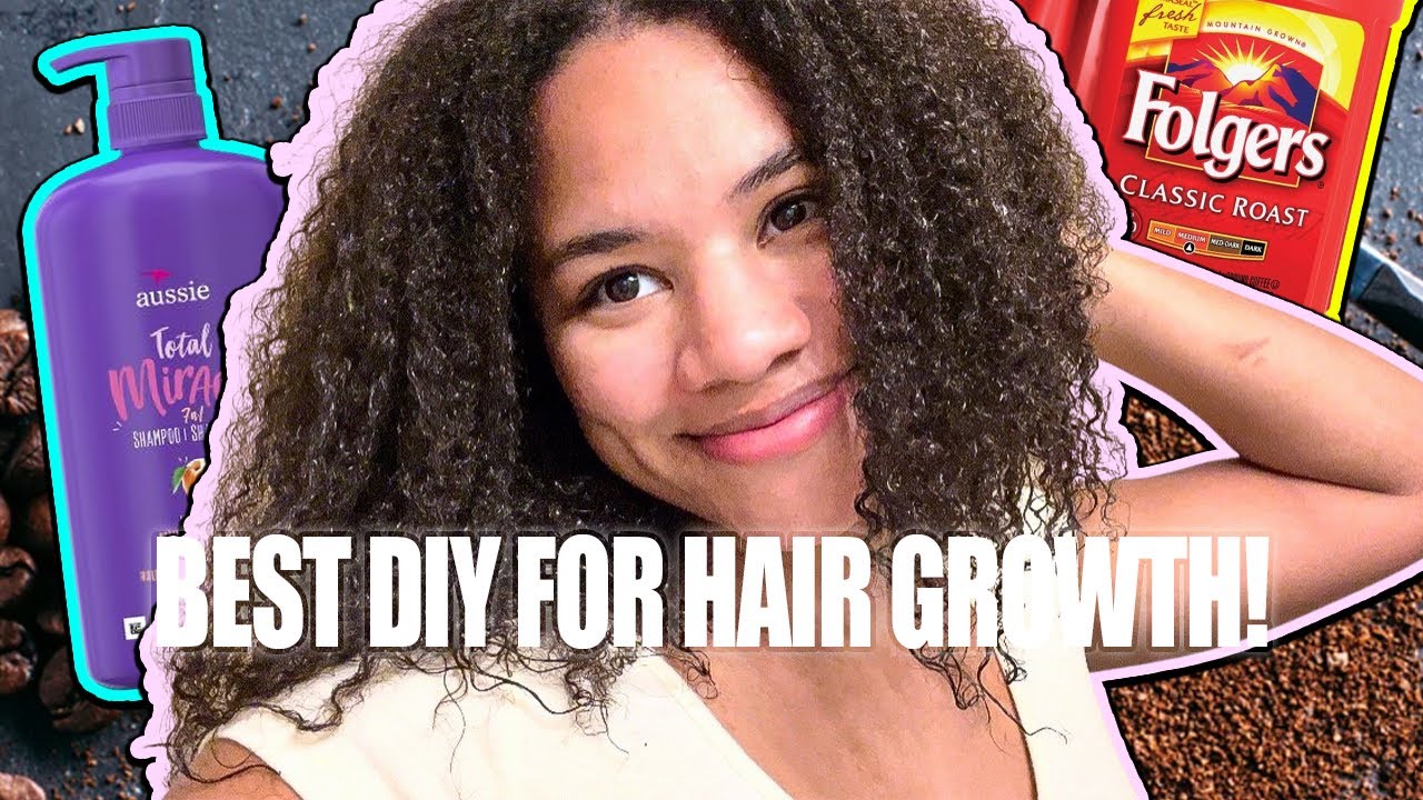☀︎︎Add Coffee Grounds to Shampoo for Fast Hair Growth! | Type 4 Natural Hair Growth Treatment!