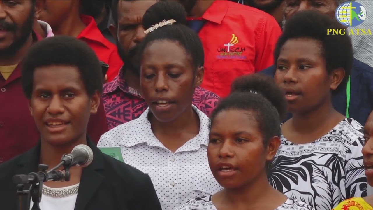 Kafe tok ples song sung by Eastern Highlands Adventist Students.
