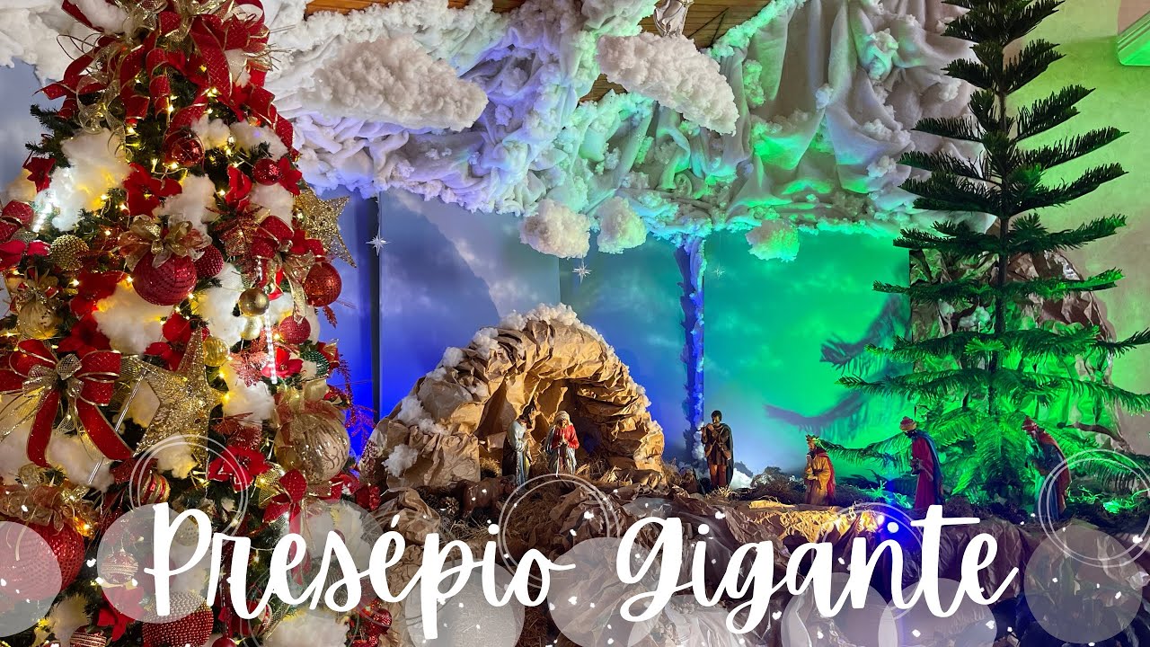 PRESÉPIO GIGANTE 🎄 | Presépio da igreja matriz de Santa Terezinha de Itaipu!