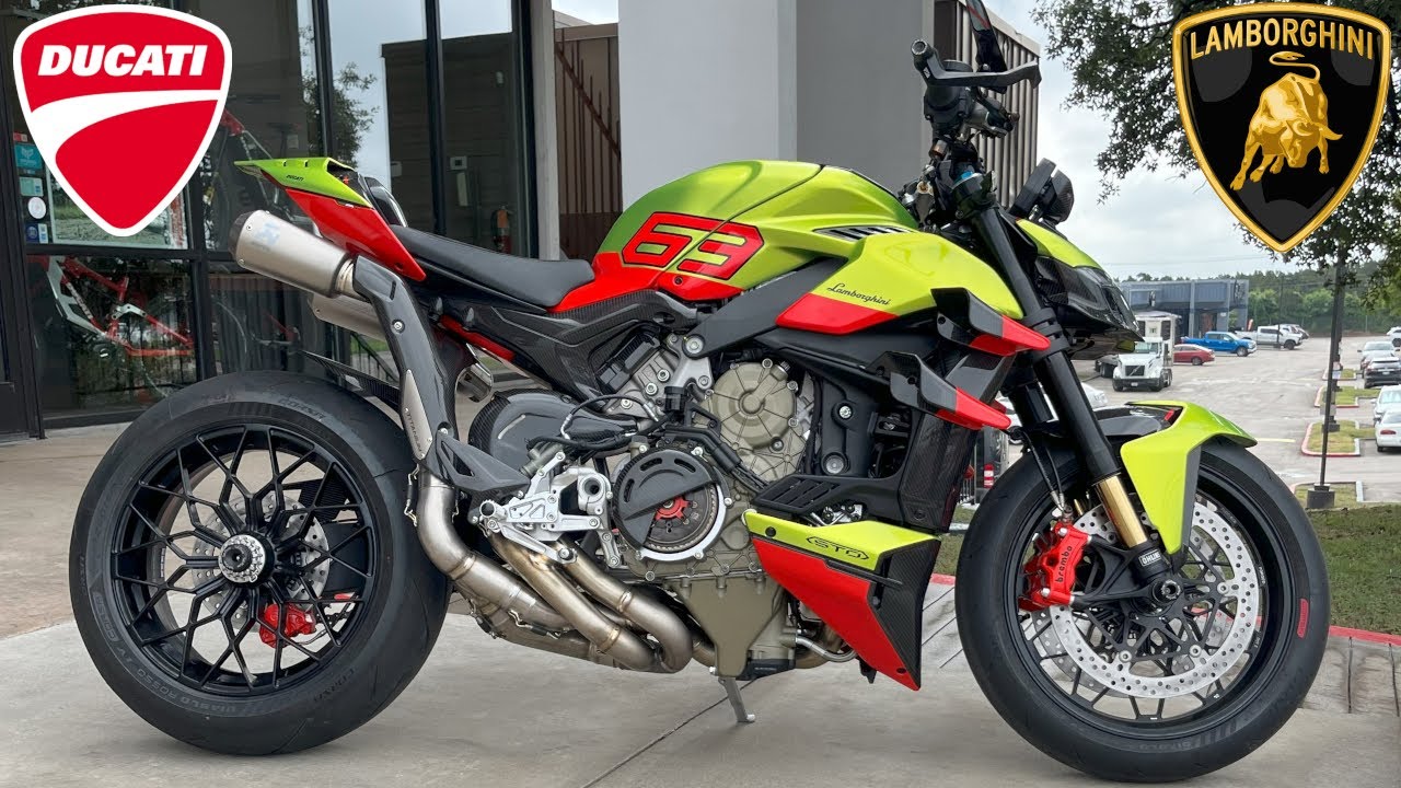 Streetfighter V4 Lamborghini High Mount Akrapovic Exhaust
