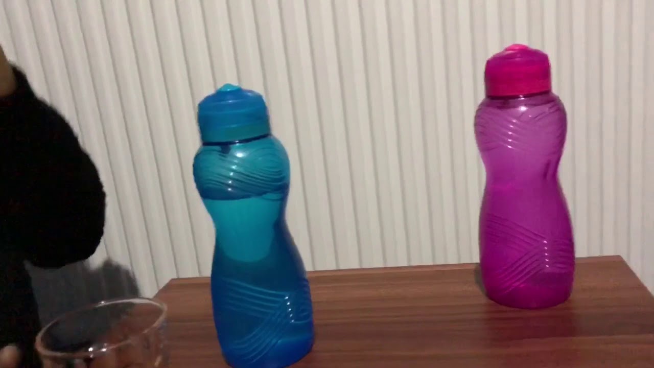 The blindfold drinking challenge.