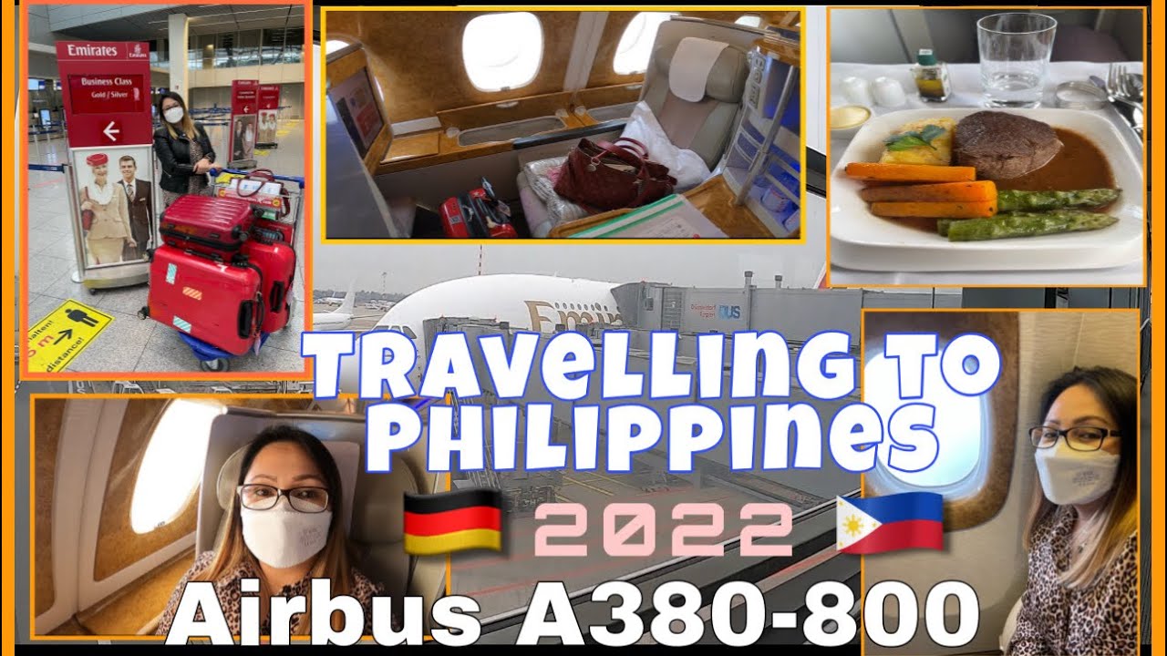 Vlog #76 Travelling to Philippines 2022 || Emirates Airbus A380-800