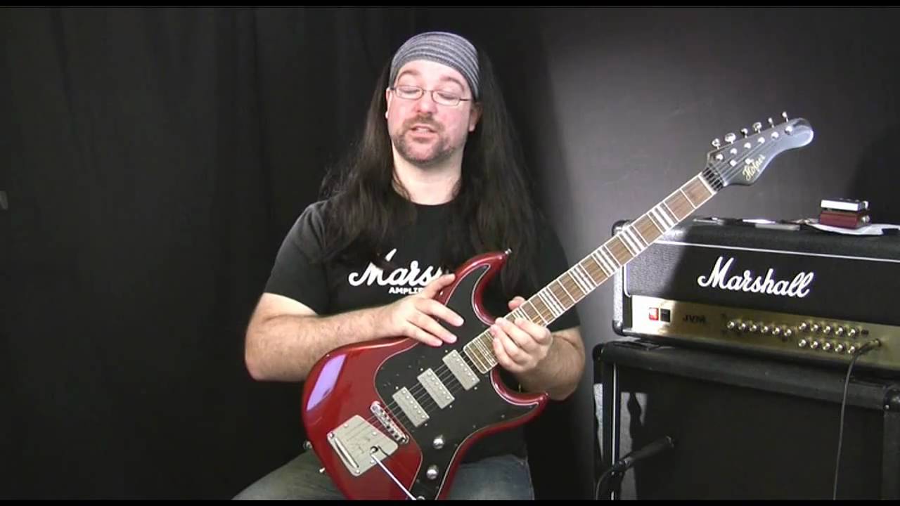 Rob Chappers Demo's the H&ouml;fner HCTGLXR -- galaxie guitar