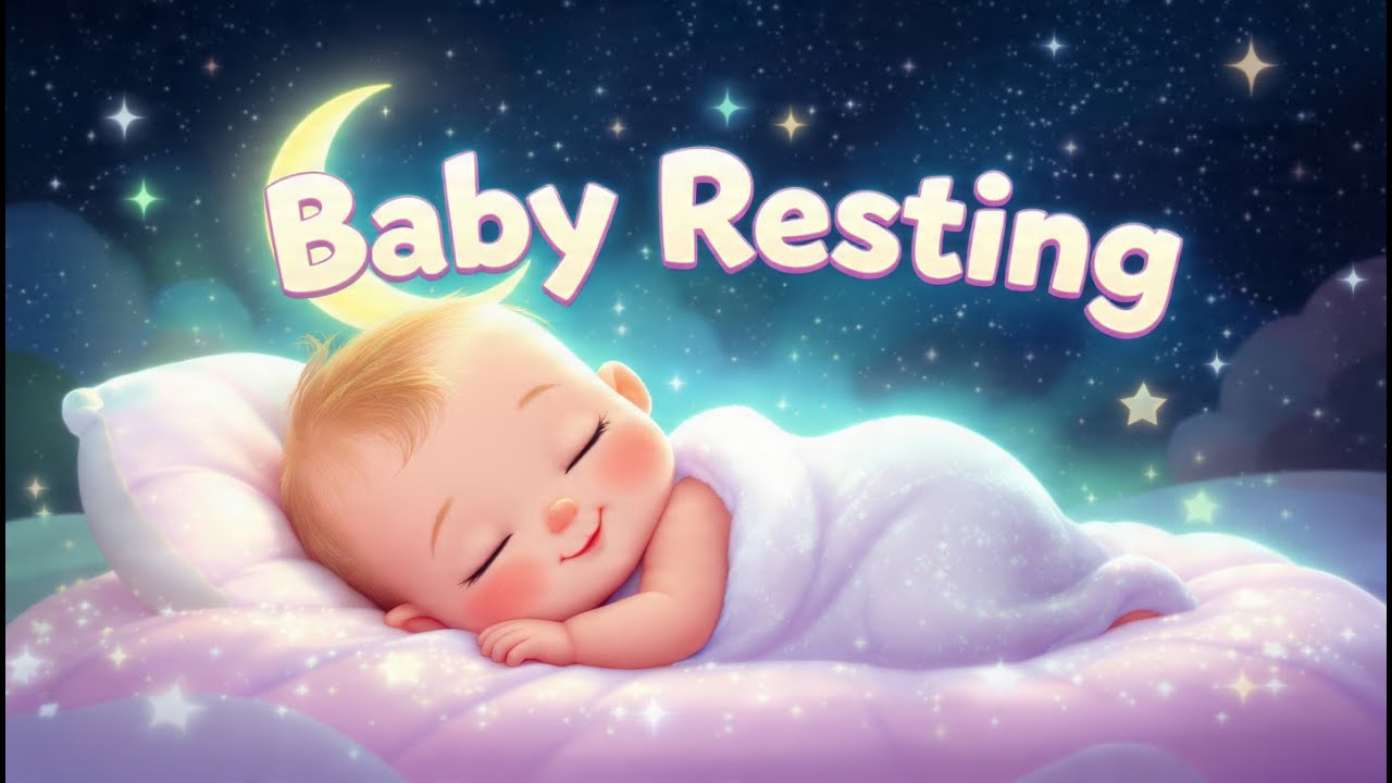 Baby Resting Nursery Rhyme 😴🌙 Calm Sleep Song with Colors, Counting & Gentle Actions for Toddlers