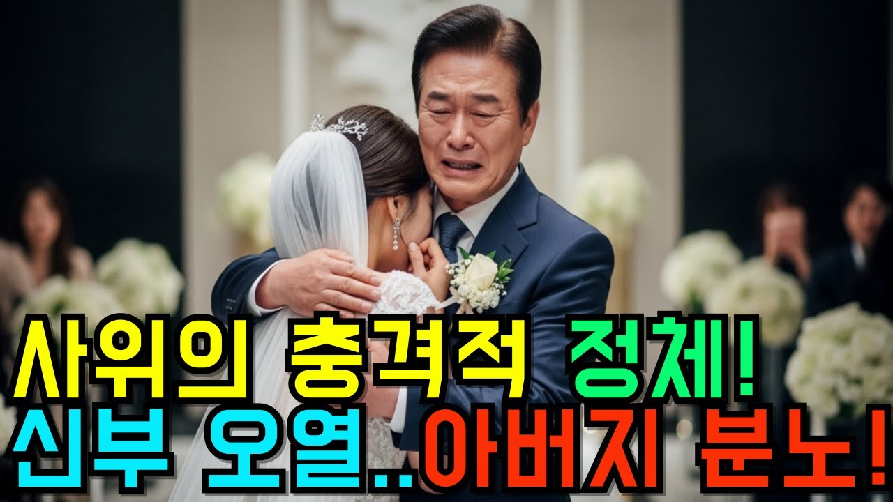 사위의 정체, 첫날밤에 드러났다… 아버지의 분노 폭발