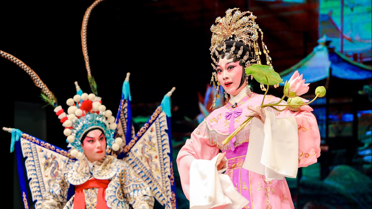 粵劇折子戲隋宮十載菱花夢表演兩位國家一級演員中國戲劇梅花獎蔣文端同彭慶華2021年11月28號粵劇日係廣州粵劇藝術博物館劇場演出大家可以欣賞