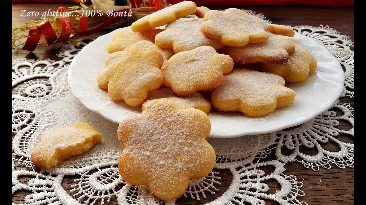 Biscotti senza glutine con farina di mais e riso