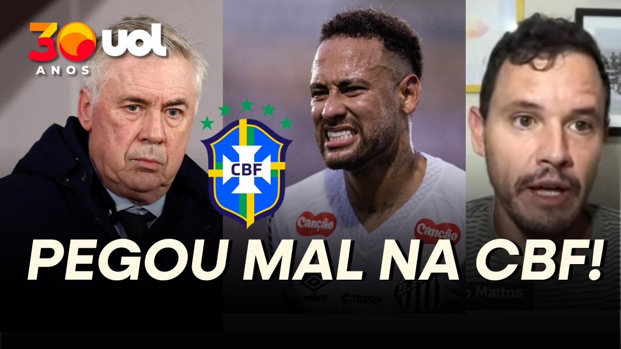 AUSÊNCIA DE NEYMAR CONTRA O MIRASSOL NÃO PEGOU BEM NA CBF! É MAIS UM DESGASTE!, DIZ RODRIGO MATTOS