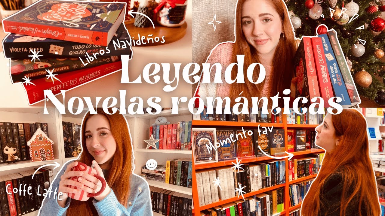 Leyendo LIBROS de ROMANCE durante una semana | Vlog Navideño ❤️✨