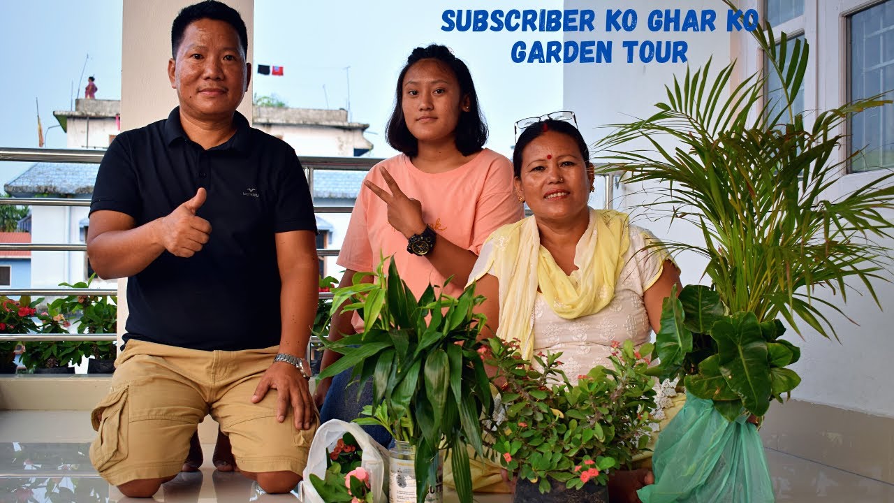 Mero Subscriber Ko Ghar Ko Garden Tour I Visiting My Subscriber