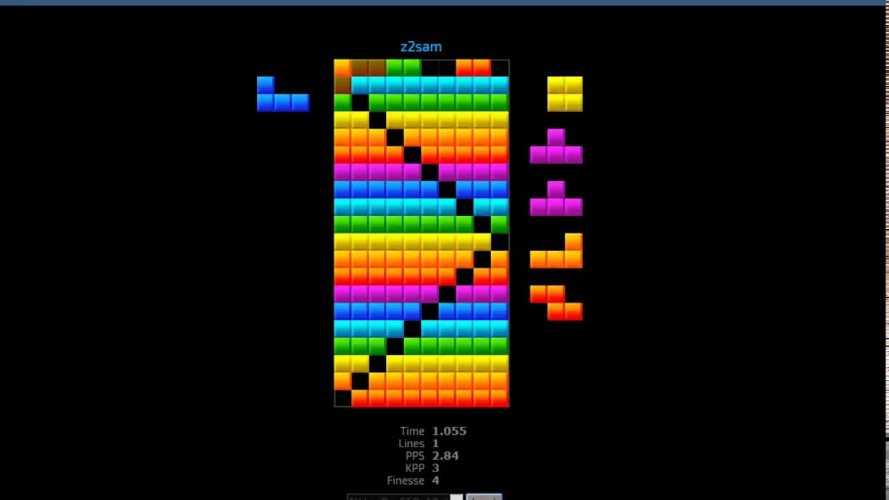 Secret Grade  - Downstacking it as fast as possible x4 [Jstris maps]