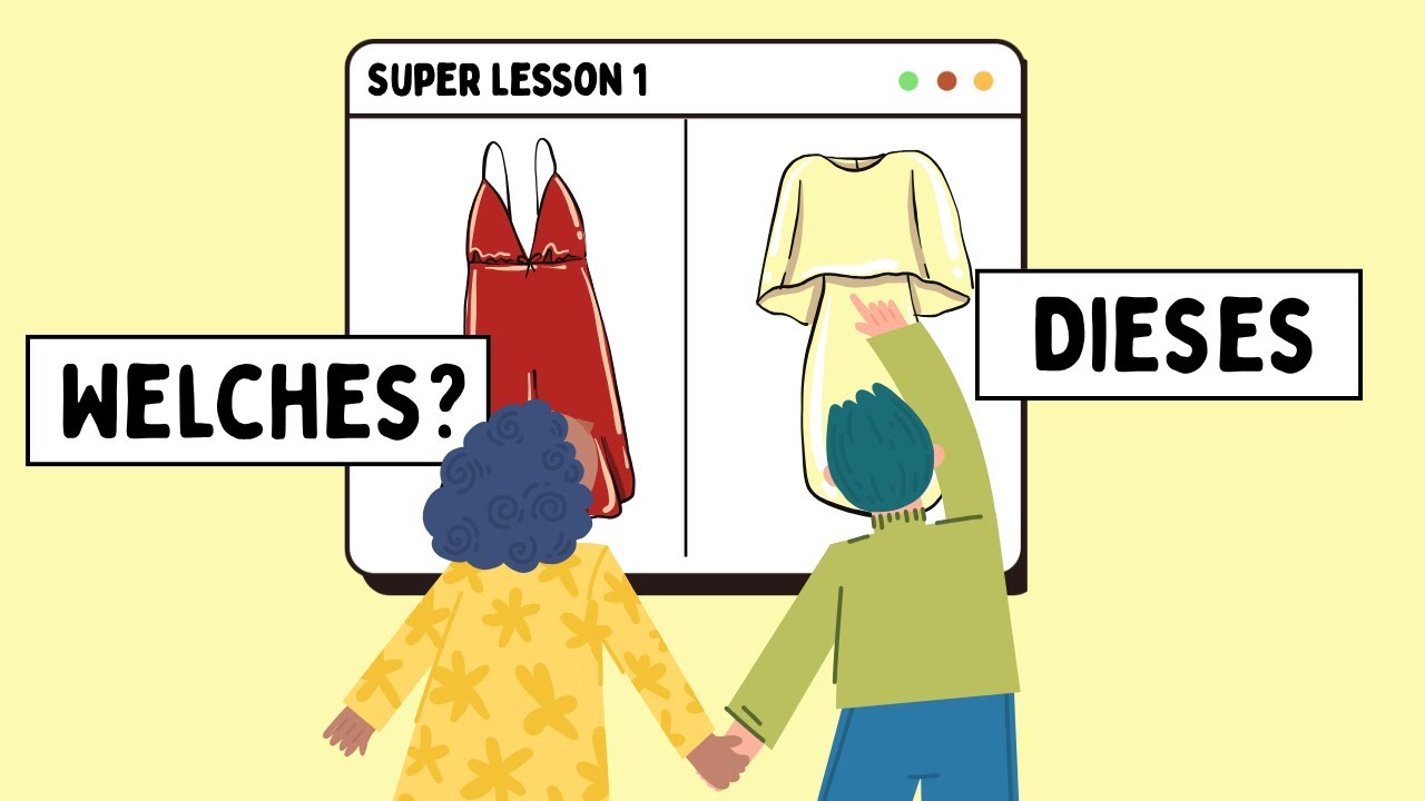 WELCH- and DIES- in German Language | German Grammar | German A1 | Learn German