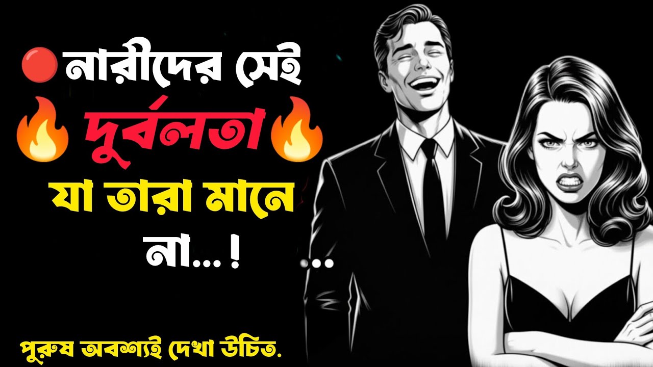 🔴 প্রতিটি পুরুষের জানা উচিত নারীদের টপ ১০ দুর্বলতা |STOIC পুরুষ...🔴
