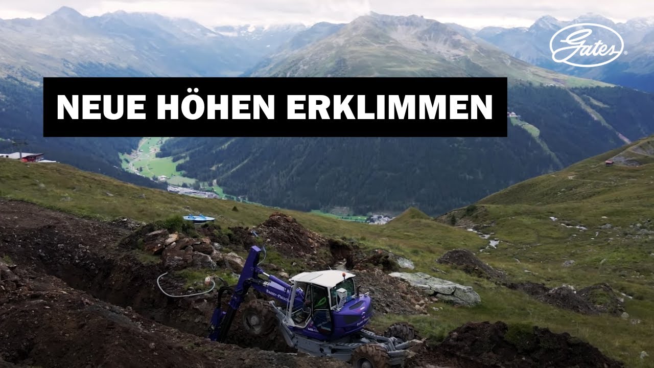 Neue Höhen erklimmen: Der Erfolg von Menzi Muck mit Gates Hydraulik Systemen