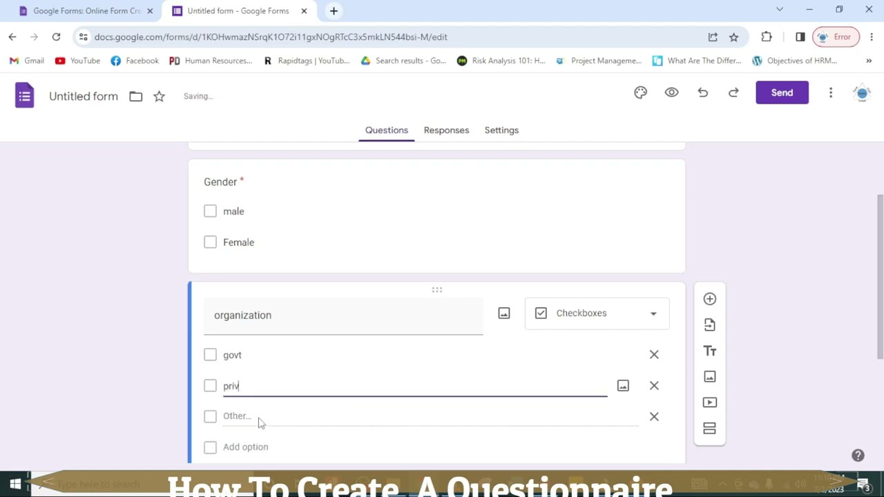 How to Create Online Questionnaire Using Google Forms? Step By Step Guide