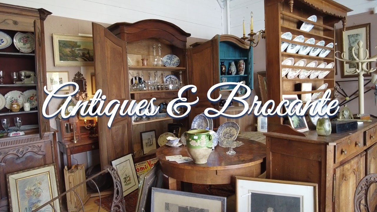 Antique Decor Finds at Brocante Shop in French countryside ❘ Nostalgic and Museum pieces # 28