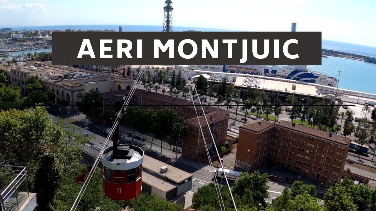 Transbordador - Aeri del Puerto - kolejka linowa na wzg&oacute;rze Montjuic w Barcelonie