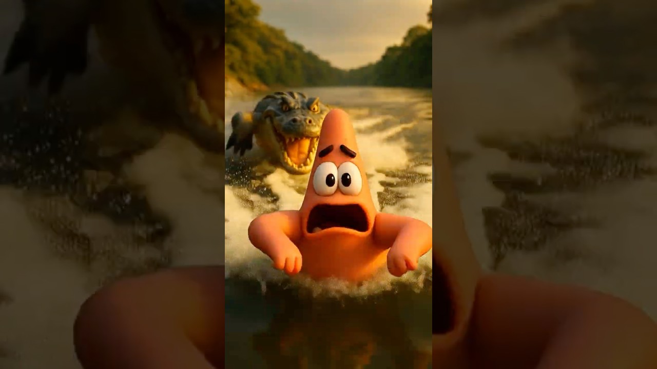 SpongeBob Betrayed His Best Friend's Trust Patrick Star in Danger Against a Crocodile #spongebob