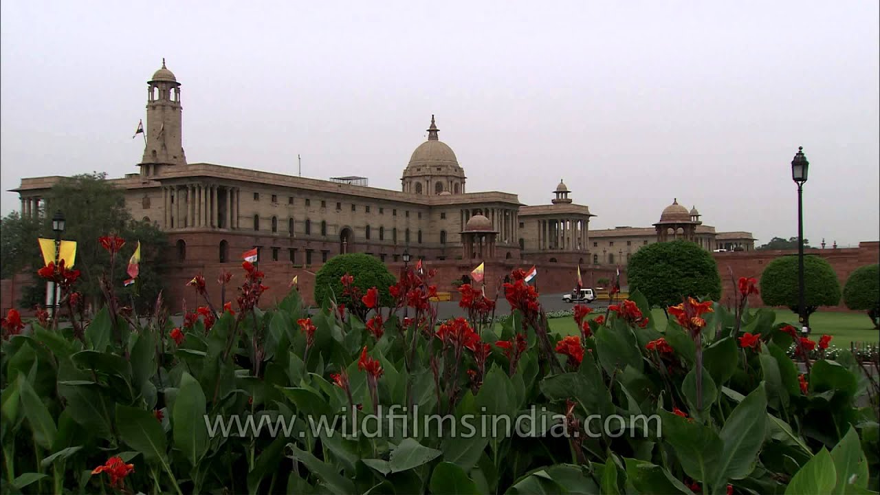 Parliament House, Rashtrapati bhawan and the power center of New Delhi
