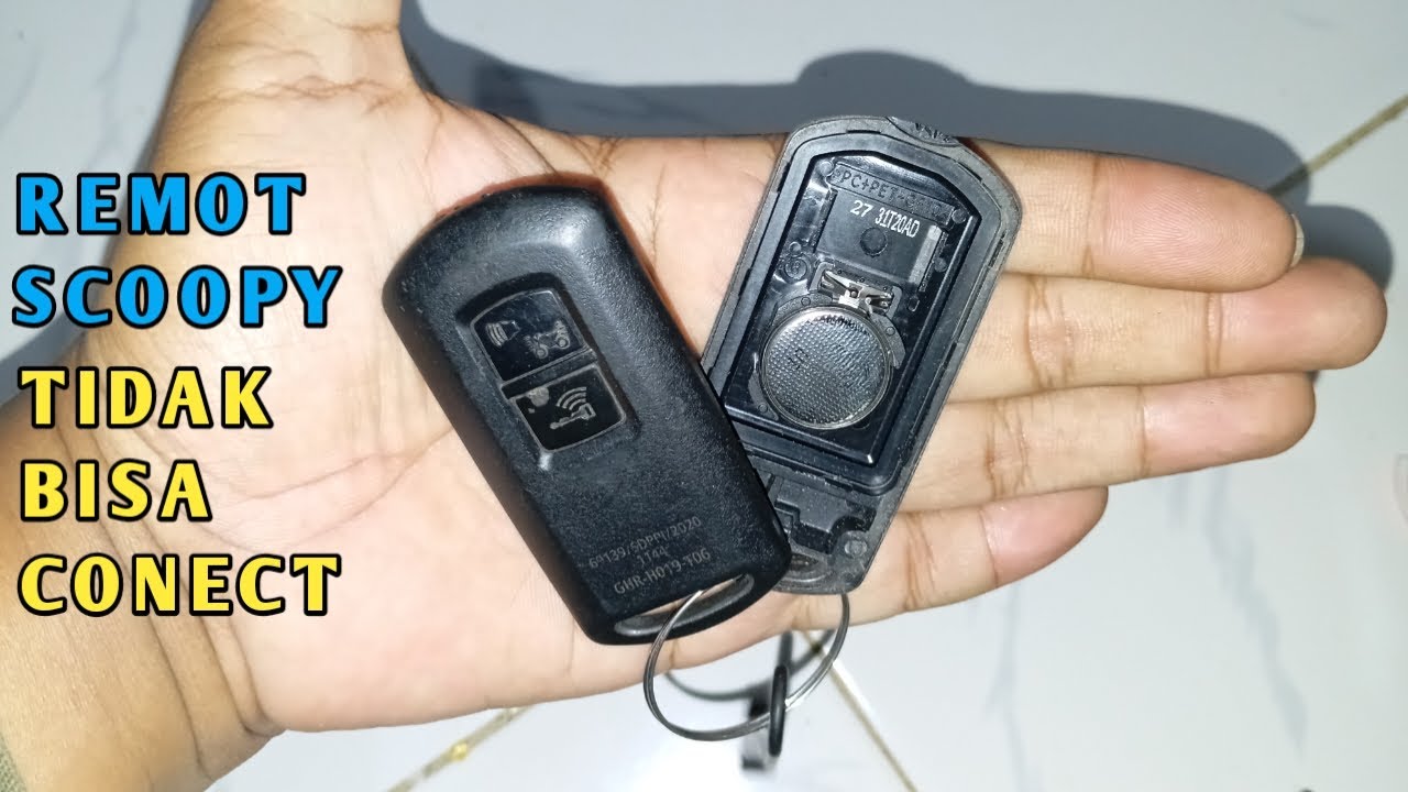 Tutorial on How to Fix a 2023 Scoopy Motorcycle Remote That Won't Connect