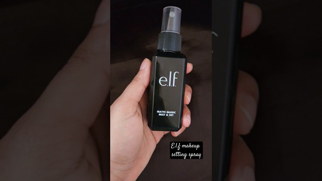 E.L.F. Cosmetics Matte Magic Mist & Set Setting Spray Clear #shots #youtubeshorts