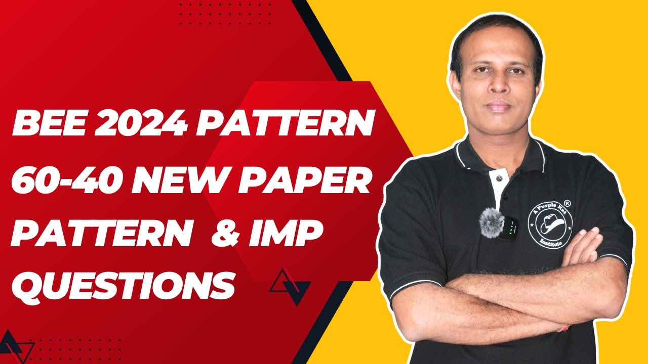 FE 2024 Pattern BEE 60-40 New Paper Pattern & IMP | #sppu #sppuexam #engineering #ytviral #ytshorts