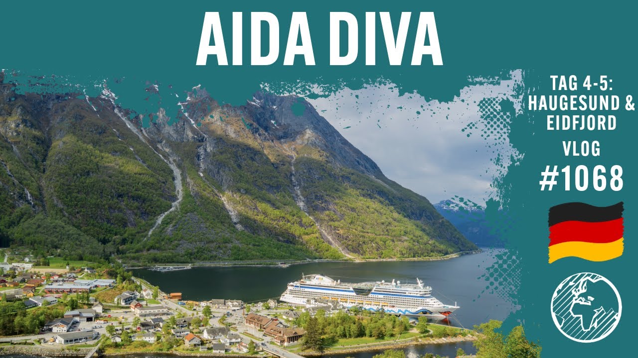 AIDAdiva | Tag 4 - 5 | Haugesund & Eidfjord | AIDA Cruises | Vlog 1068