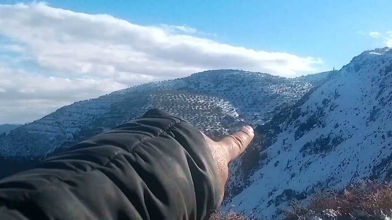 ثلوج في جبال الريف إفرني عمالة دريوش 🥶