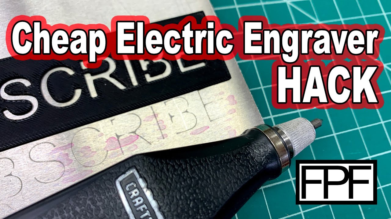 3D Printed Stencils for Electric Engraver