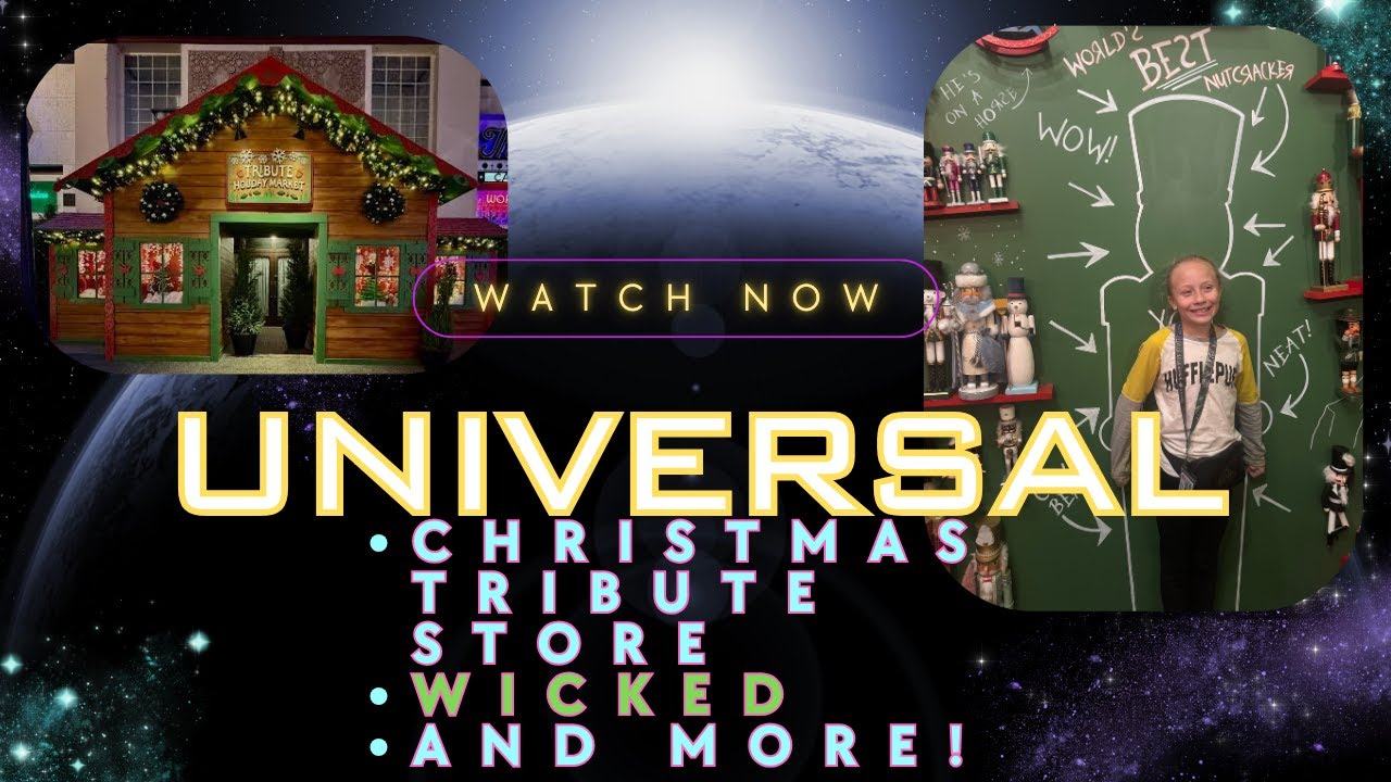 Christmas at Universal Orlando Begins! 🎄 Passholder Preview of the Tribute Store!