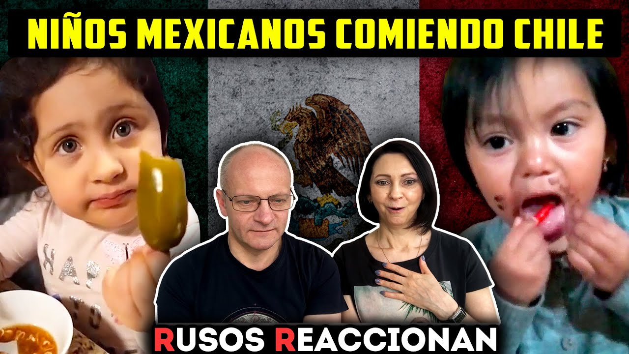 🇲🇽 PADRES RUSOS SE QUEDAN SIN PALABRAS al ver NIÑOS MEXICANOS COMIENDO CHILE 😱