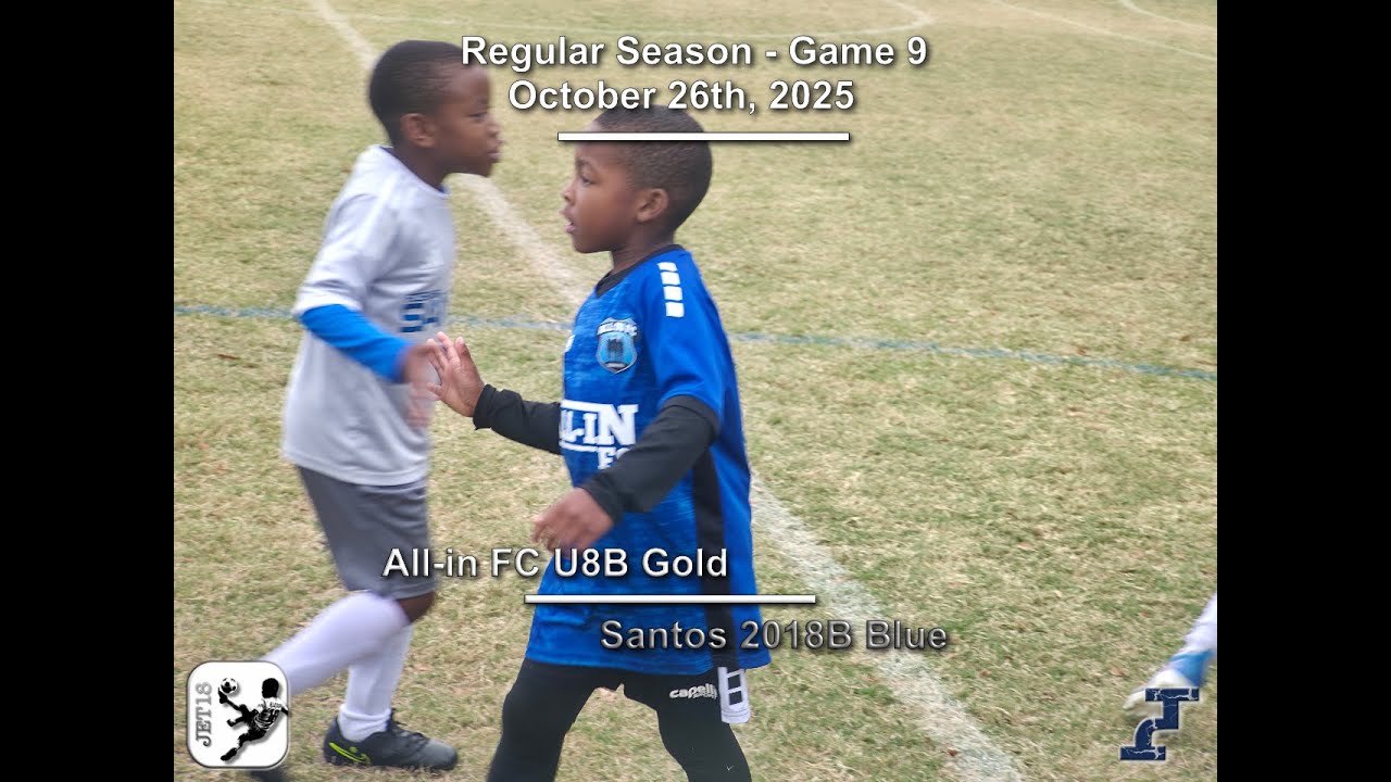Soccer Journey S2E10: Game 9 vs Santos 2018B Blue | Jeremiah’s Dream