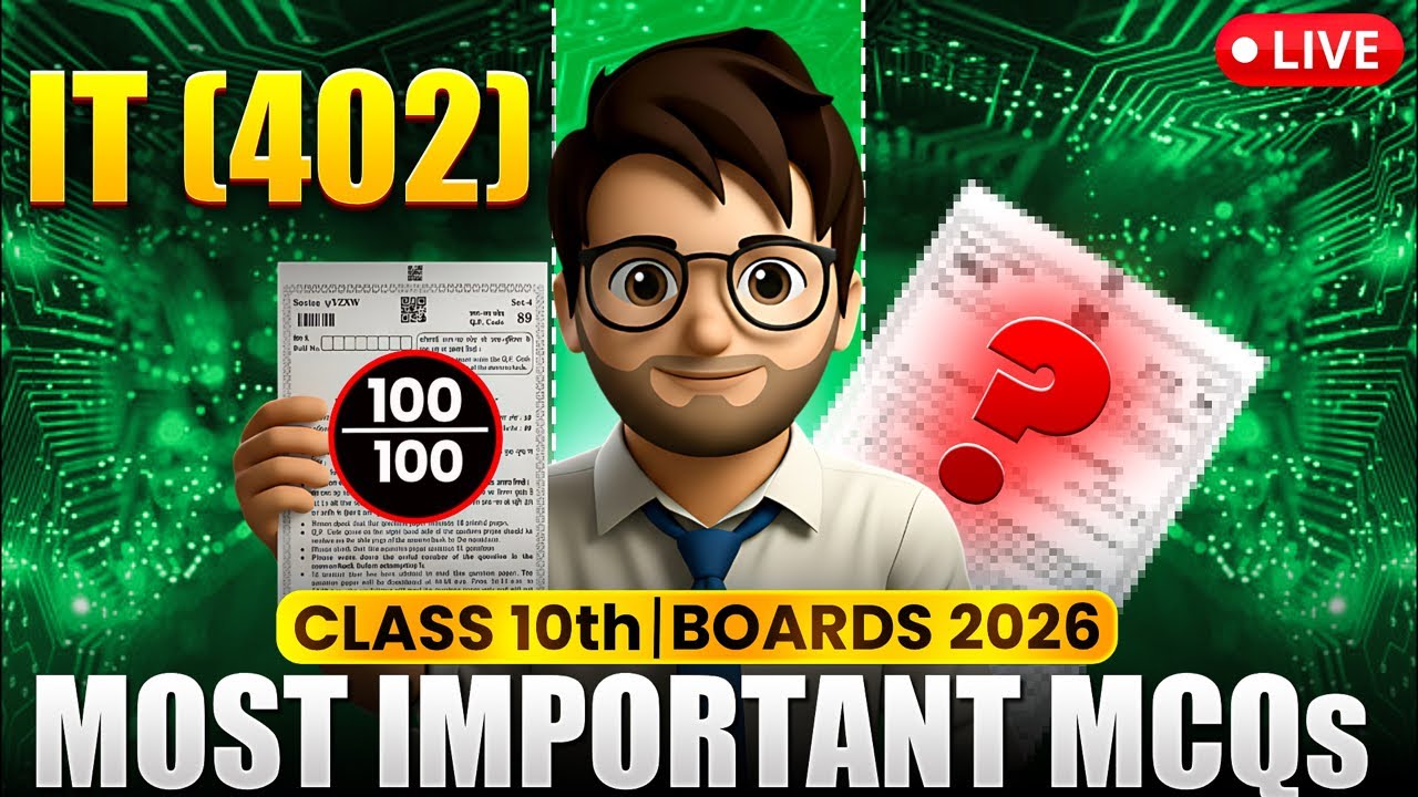 COMPLETE IT Part-B MOST IMPORTANT QUESTIONS🔥 / class 10 / Maha Marathon / Boards 2026