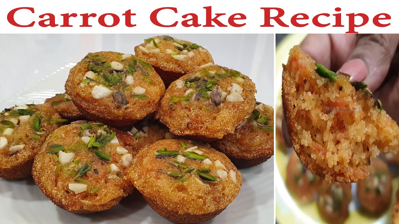 10-Minute Soft Carrot Cake | बिना ओवन के सबसे सॉफ्ट और Moist गाजर का केक | Easy Carrot Cake Recipe