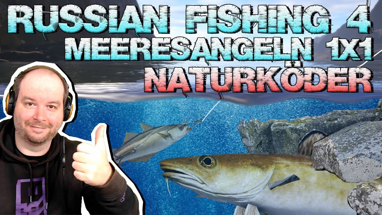 So fängst du mit Naturköder! Meeresangeln 1 mal 1! | Russian Fishing 4 | PantoffelPlays
