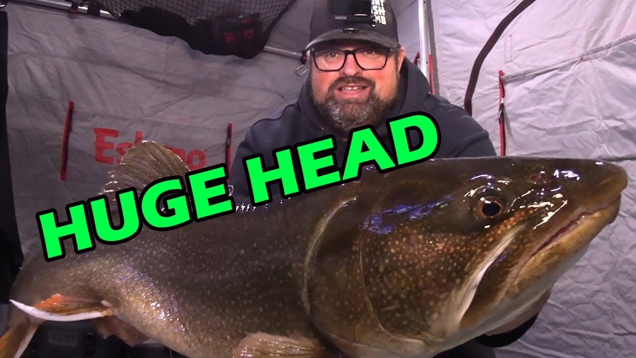 On the Search for a BIG LAKE TROUT | Ice Fishing