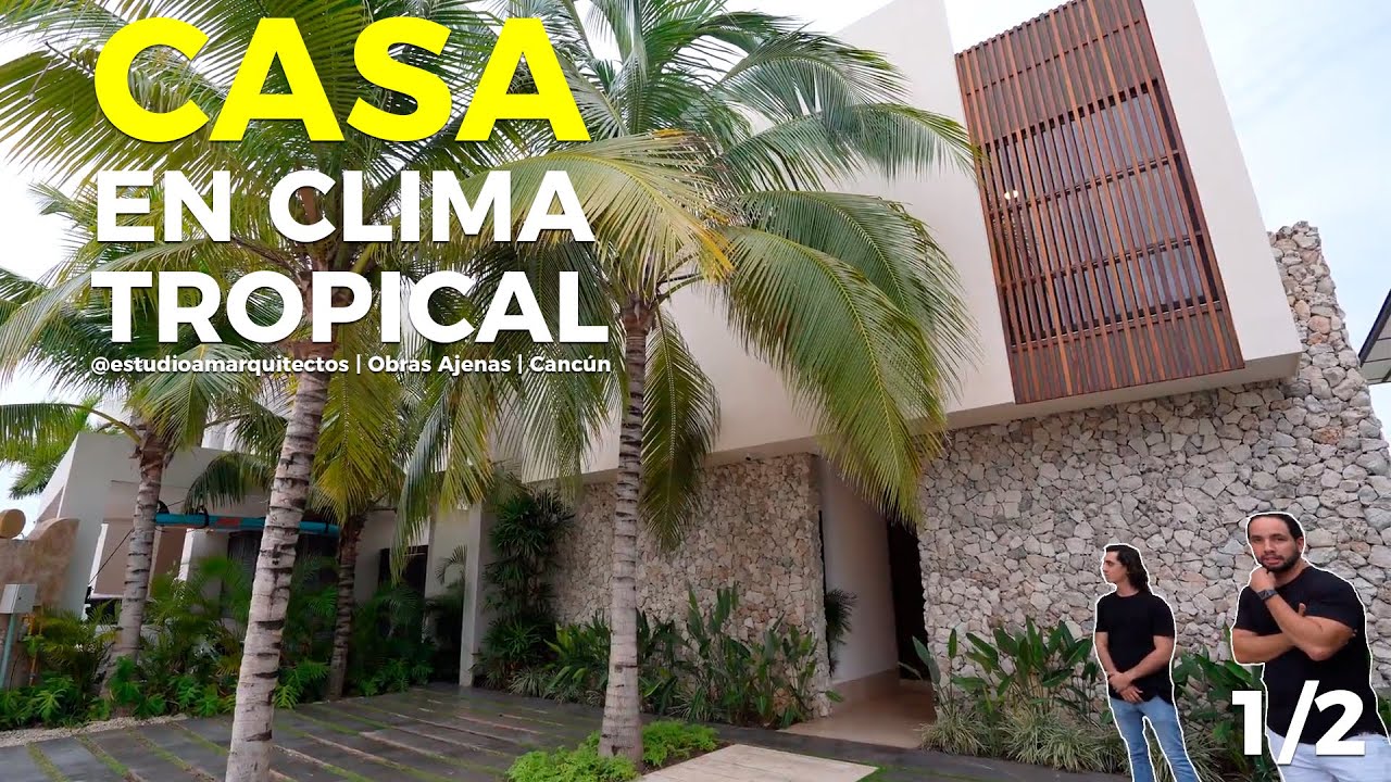 BELLÍSIMA CASA EN CANCÚN 🌴🥥 | Obras Ajenas | @estudioamarquitectos