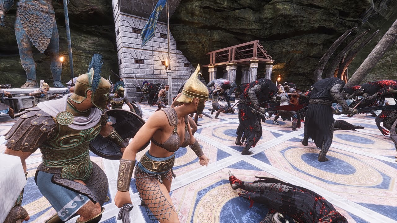 Argossean Soldiers VS Serpentmen - Conan Exiles Cinematic Battle