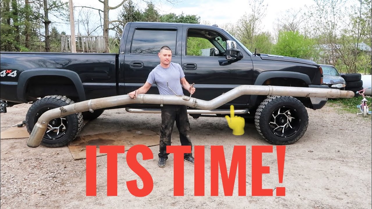 Duramax 4 inch Exhaust Full Install! *Sinister Diesel 01-07*