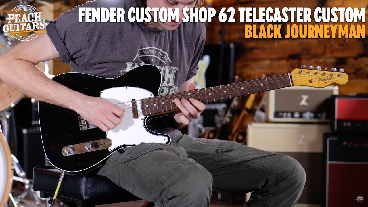 No Talking...Just Tones | Fender Custom Shop 62 Telecaster Custom Journeyman Black