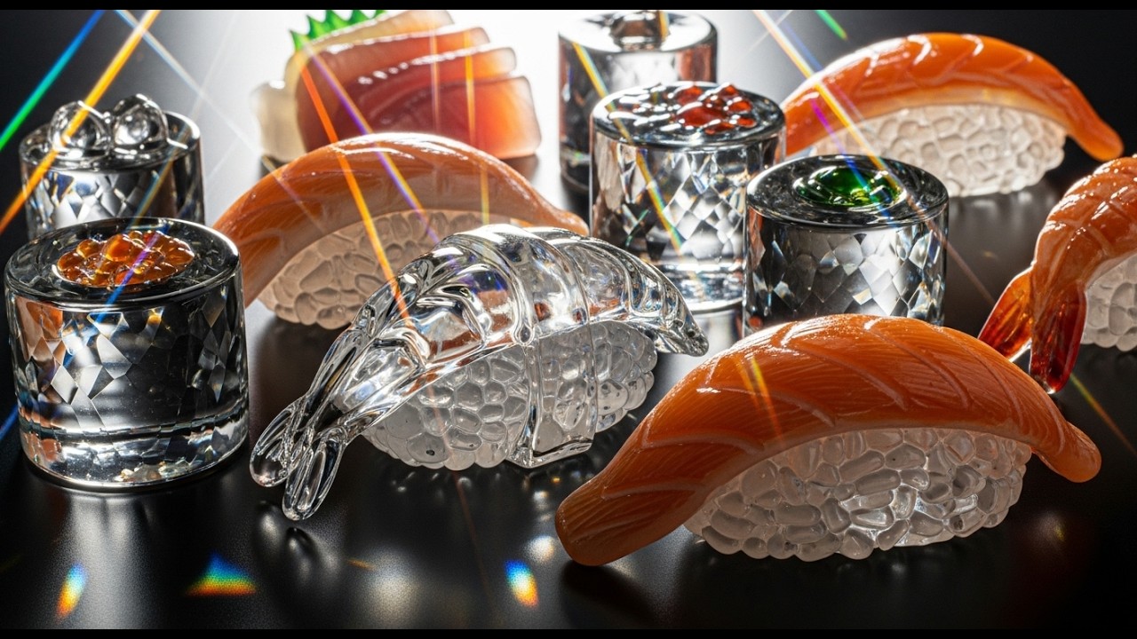 This Sushi Looks Alive… But It’s Not Food, It’s GLASS 😵🍣