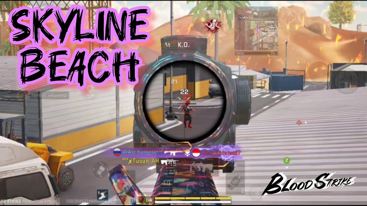 BLOODSTRIKE - SKYLINE TERASA SEPI.? GAMEPLAY RANKED #bloodstrike #bloodstrikemobile 