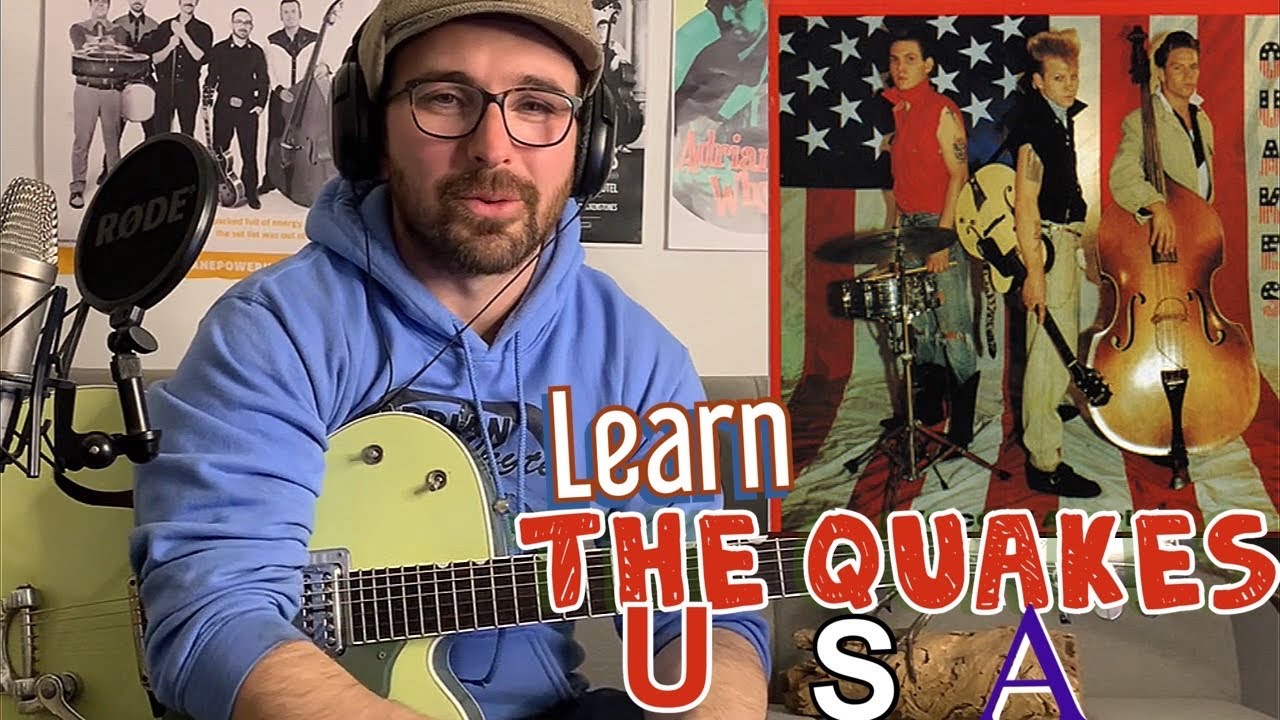 The Quakes - USA - Voice of America Guitar Tutorial - Adrian Whyte