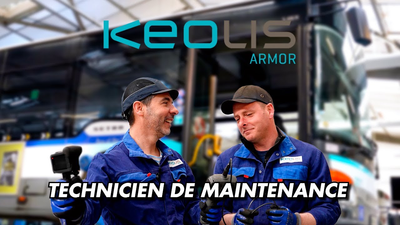 J’entretiens et répare des bus et cars chez Keolis Armor qui recrute des techniciens de maintenance