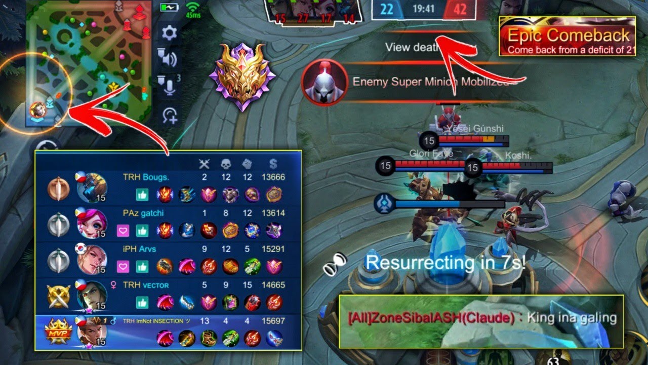 Don't Celebrate Too Early with iNSECTiON!! | Mythical Glory Epic Comeback Rank Gameplay | MLBB