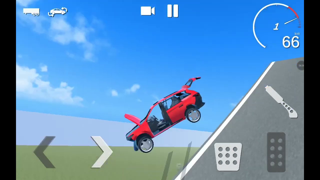         Jogo destruindo carro.     