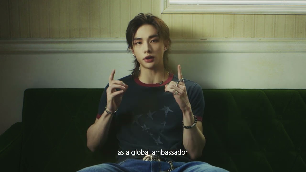 Hyunjin’s First Greeting as GUESS Global Ambassador