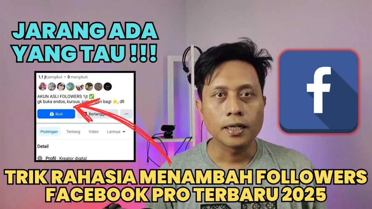 FB PRO‼️Trik Rahasia Menambah Followers Facebook Pro Terbaru 2025