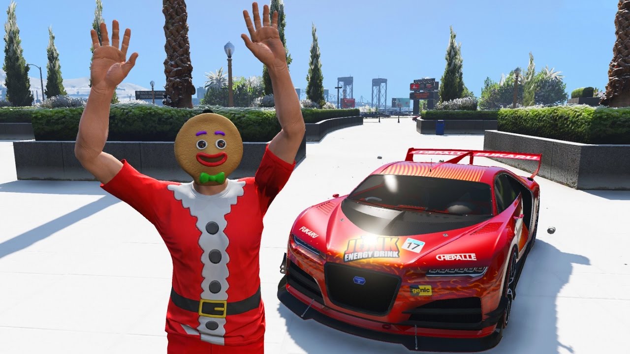 GTA 5 CHRISTMAS UPDATE - SNOW, NEW CAR, NEW CHRISTMAS CLOTHING & MASKS (GTA 5 Festive Surprise 2016)