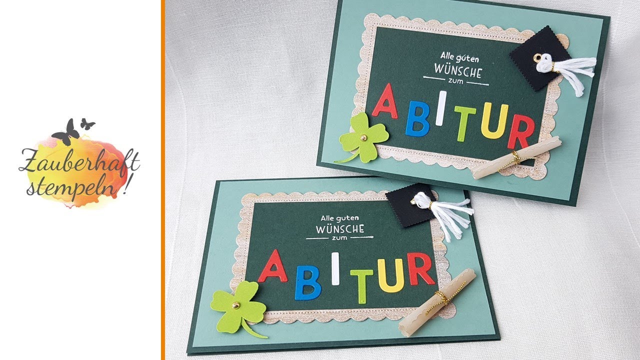 Karte zum Abitur | ABI | Abschluss | besondere Karte | neuer Jahreskatalog 2021-2022 | Stampin' Up!